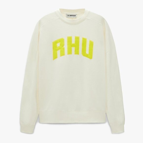 NEW ZARA X RHUIGI LOGO SWEATSHIRT NWT SIZE MEDIUM - Picture 4 of 16